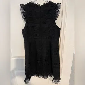 chinese dress ladies Just Me Ruffle Sleeve Lace Sheath Dress main image 0